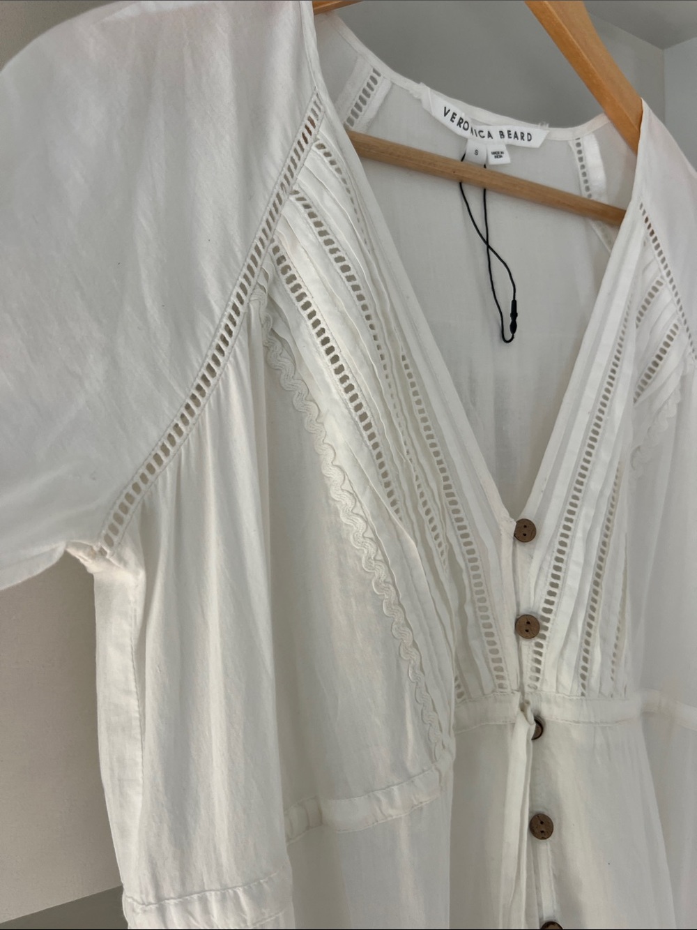 Veronica Beard White Apoli Dress - Picture 6 of 9
